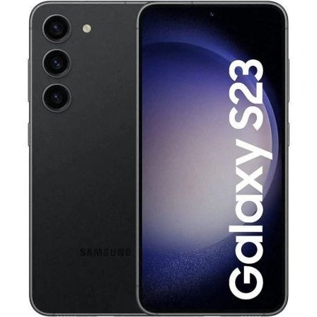 Smartphone Samsung Galaxy S23 8GB/ 256GB/ 6.1"/ 5G/ Negro Fantasma Smartphone Samsung Galaxy S23 8GB/ 256GB/ 6.1"/ 5G/ Negro Fantasma
